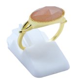 Anello in Argento 925 Pietra Solare Ovale