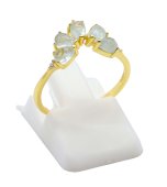 Anello in Argento 925 Acquamarina Diadema