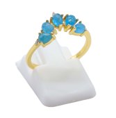 Anello in Argento 925 Apatite Diadema