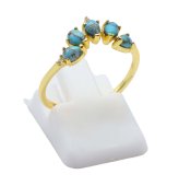 Anello in Argento 925 Turchese Diadema