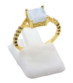 Anello in Argento 925 Larimar Quadrato