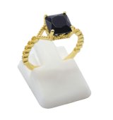 Anello in Argento 925 Onice Quadrato