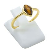 Anello in Argento 925 Occhio di tigre Marquise