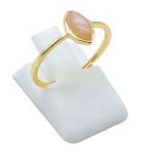 Anello in Argento 925 Quarzo Rosa Marquise