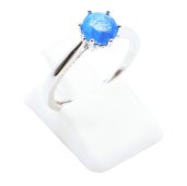 Anello 'Sublime Round' in argento sterling 925 - Apatite