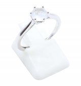 Anello 'Sublime Round' in argento sterling 925 - Pietra di luna