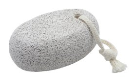 Pedicure con pietra lavica bianca 9,5 cm