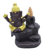 Porta Incenso Di Riflusso Ganesh 14cm