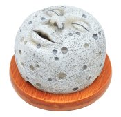 Portaincenso Backflow Testa di Buddha Fumante 10 cm