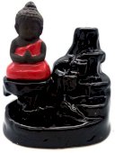Porta Incenso Riflusso Buddha Ceramica 14cm