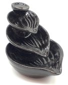 Porta Incenso Di Riflusso Cascade Foglie Ceramica