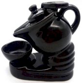 Porta Incenso Riflusso Teiera Ceramica 15cm