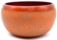 Campana tibetana in alluminio OM 550g