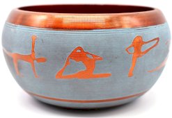 Ciotola tibetana per yoga in alluminio 550 g