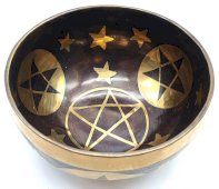 Pentagramma Campana Tibetana 15cm