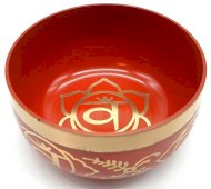 Campana tibetana Chakra sacra in alluminio 12 cm