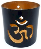 Portacandela in metallo OM 9cm