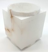 Portacandele in alabastro 11cm