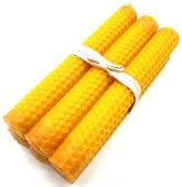 Candela di cera d'api 15cm - 6pz