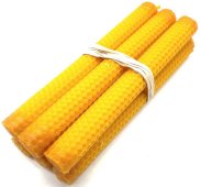 Candela di cera d'api 20cm - 6pz