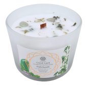 Candela Green Tree 'Buona Fortuna' Avventurina Verde + Patchouli 256g