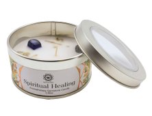 Candela Green Tree 'Guarigione spirituale', lapislazzuli + Agua Florida, 70 g