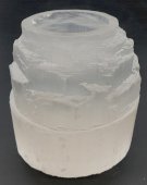 Portacandele Montagna Selenite 8cm