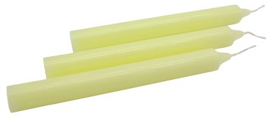 Candela Tinta nella Massa 22 cm - Avorio - 12 pezzi