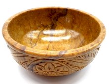 Ciotola in pietra indiana tradizionale 13 cm