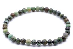 Bracciale Turchese Africana perle 4mm
