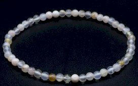 Bracciale Agata Ciliegia perle 4mm