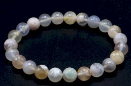 Bracciale Agata Ciliegia perle 8mm