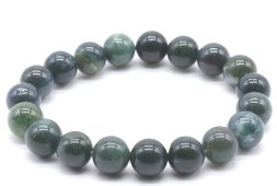 Bracciale Agata Mossa perle 10mm