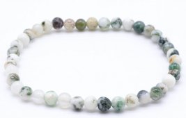 Bracciale Agata Albero perle 4mm