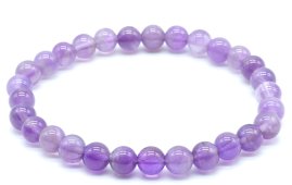 Bracciale 'Perle' Ametista Perle 6mm