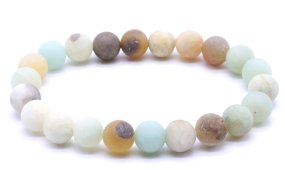 Bracciale Amazonite Multi perle 8mm
