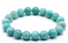 Bracciale Amazzonite 'AA' perle 10mm