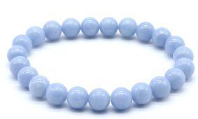 Bracciale Angelite perle 8mm