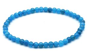 Bracciale Apatite 'AAA' perline 4mm