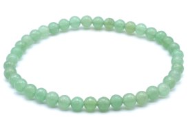 Bracciale Aventurina Verde perle 4mm