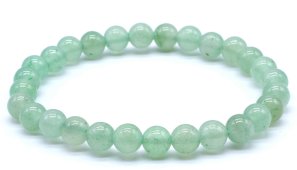 Bracciale Aventurina Verde perle 6mm