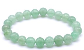 Bracciale Aventurina Verde perle 8mm