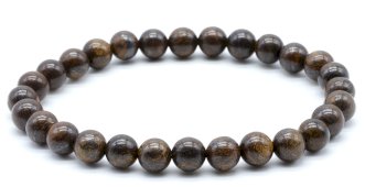 Bracciale Bronzite Perle 6mm