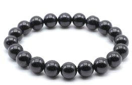 Bracciale Spinello Nero perle 10 mm