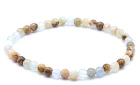 Bracciale Calcite Blu perle 4mm
