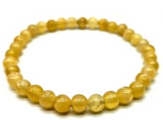 Bracciale Calcite Arancione perle 6mm