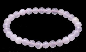 Bracciale Calcite Rosa perle 6mm