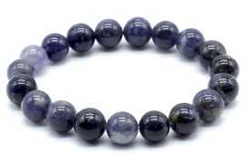 Bracciale Cordierite perle 10mm