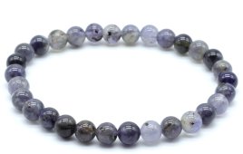 Bracciale Cordierite perle 6mm