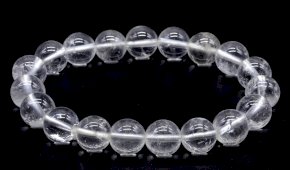 Bracciale Cristallo di Rocca perle 10mm